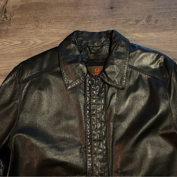 Danier genuine leather men’s coat thermolite removable quilted liner medium - Picture 3 of 13